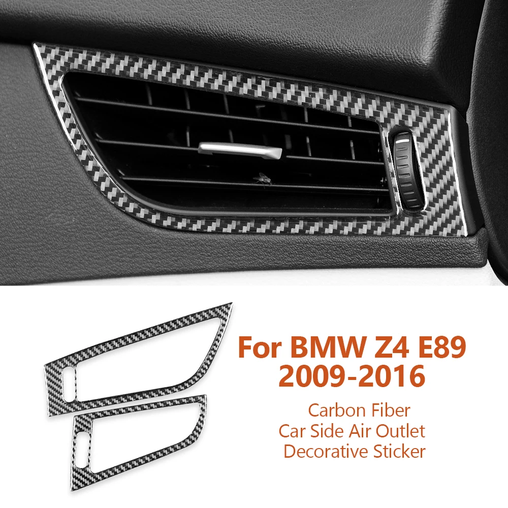 For BMW Z4 E89 2009-2016 Car-styling Carbon Fiber Car Center Console Side Air Outlet Decorative Stickers Inter Auto Accessoriess
For BMW Z4 E89 2009-2016 Car-styling Carbon Fiber Car Center Console Side Air Outlet Decorative Stickers Inter Auto Accessoriess