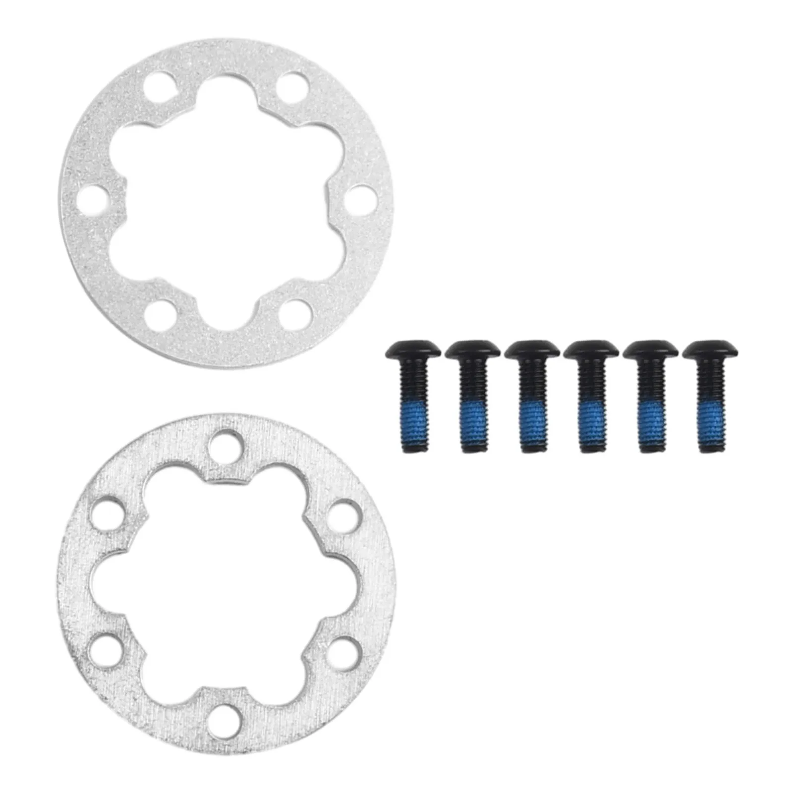 4pcs E-Bike Electric Scooter Disc Brake Pads For 44MM Disc Rotors Brake Gasket Spacer 6 Holes Disc Washer 2mm/5mm With Screws
4pcs E-Bike Electric Scooter Disc Brake Pads For 44MM Disc Rotors Brake Gasket Spacer 6 Holes Disc Washer 2mm/5mm With Screws