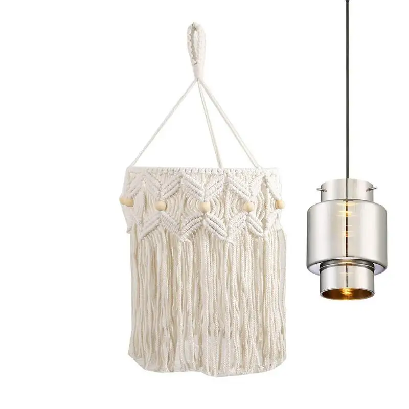 Hand-Woven Lampshade Living Room Lamp Shade Bohemian Tassel Tapestry Bedroom Bathroom Lampshade Macrame Decorative Lampenkap
Hand-Woven Lampshade Living Room Lamp Shade Bohemian Tassel Tapestry Bedroom Bathroom Lampshade Macrame Decorative Lampenkap
