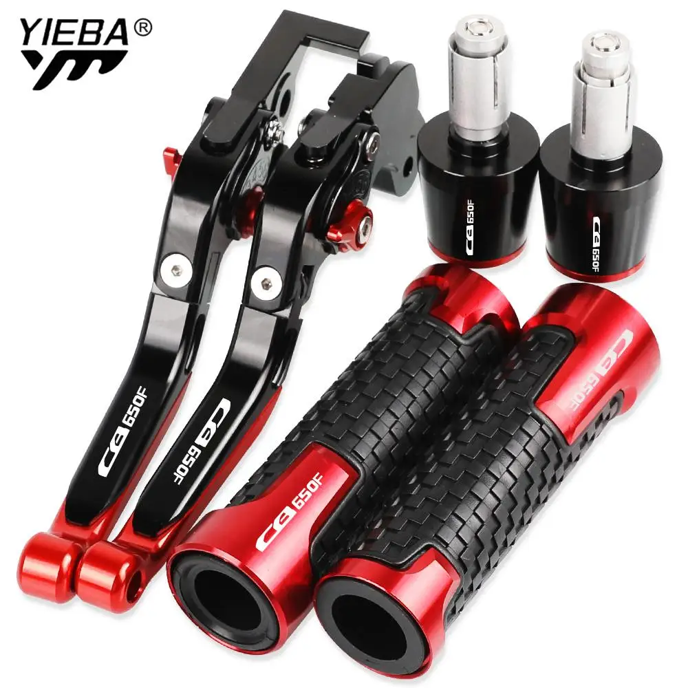 CB650F Motorcycle Aluminum Adjustable Brake Clutch Levers Handlebar Hand Grips ends For HONDA CB650F CB 650F 2014 2015 2016 
CB650F Motorcycle Aluminum Adjustable Brake Clutch Levers Handlebar Hand Grips ends For HONDA CB650F CB 650F 2014 2015 2016