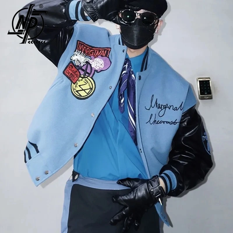 Hip Hop Streetwear Men Goth Dark Letter Embroidery Jacket Coat Harajuku Y2K Baseball Top Clothes Loose Women Punk Outwear
Hip Hop Streetwear Men Goth Dark Letter Embroidery Jacket Coat Harajuku Y2K Baseball Top Clothes Loose Women Punk Outwear