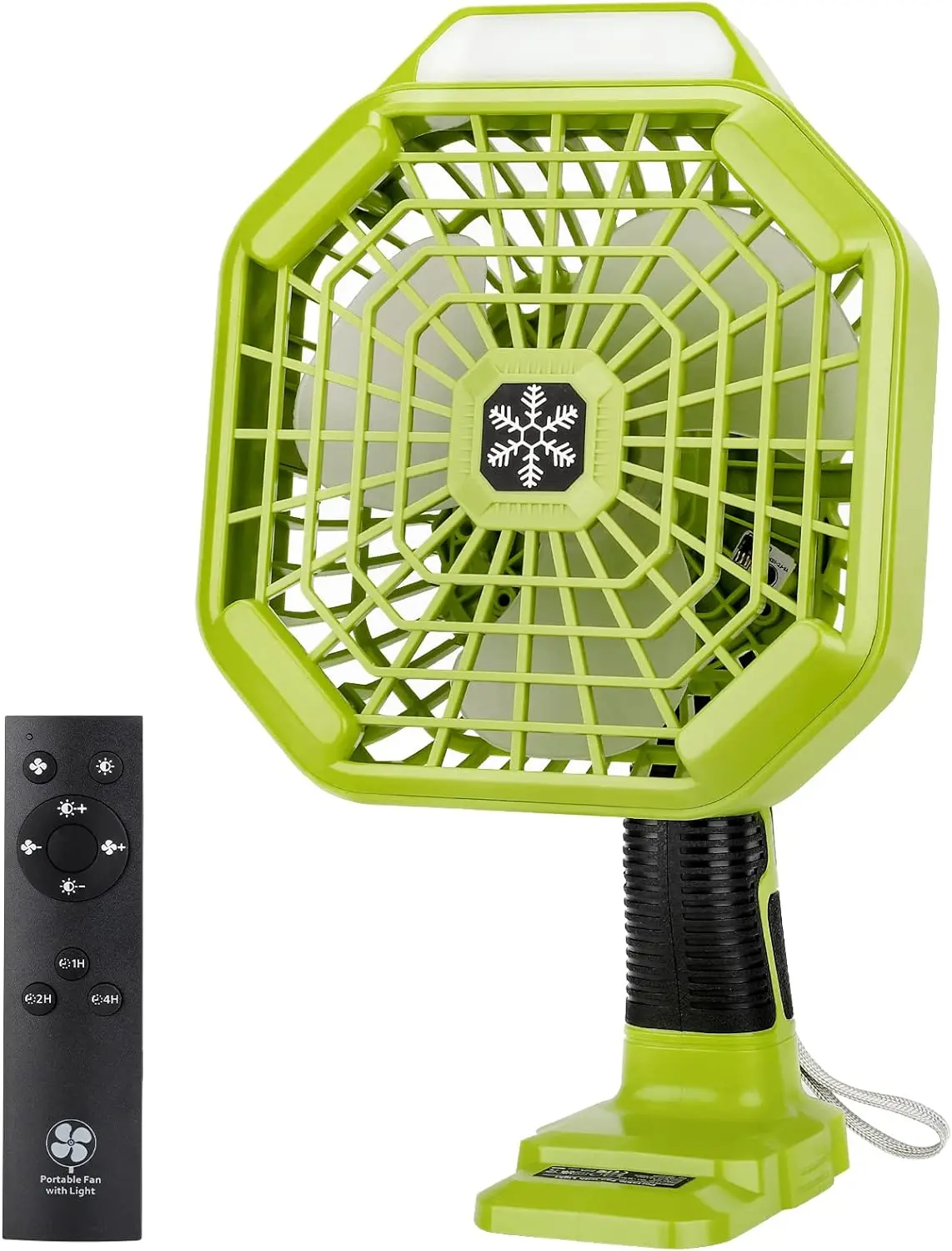 

Fan for , 7" 18v fan Personal Battery Powered Cordless Fan 18 Volt One+ Li-ion Ni-CD Ni-MH Battery, Portable Fan with light