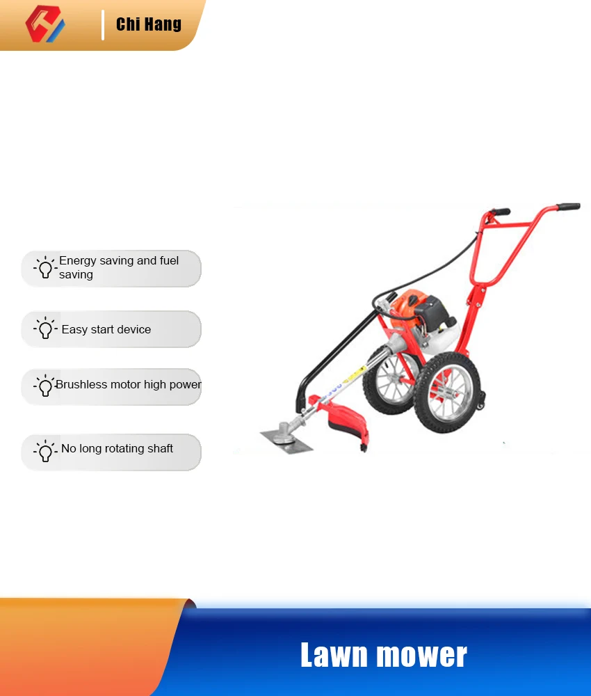 

Lawn Mower Hand Push Lawn Mower Brush Cutter Multi-functional Gasoline Small Soil Loosening Ditching Machine Weeding Machine