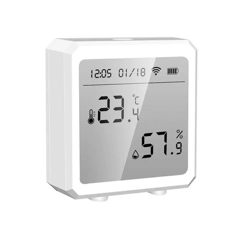 

Tuya Smart WIFI Temperature And Humidity Sensor Indoor Hygrometer Thermometer With LCD Display Voice Control Alexa Home