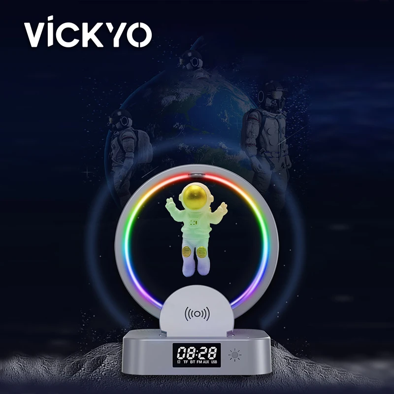 VICKYO LED Atmosphere Lamp With Bluetooth Audio Night Light USB Rechargeable Creative Astronaut Desktop Decorative Lamp For Kids
VICKYO LED Atmosphere Lamp With Bluetooth Audio Night Light USB Rechargeable Creative Astronaut Desktop Decorative Lamp For Kids