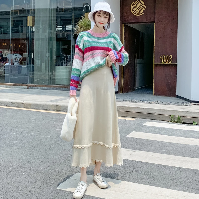 2022 New Mid Length High Waist Slim White Patchwork Versatile Casual Knit Skirt Free Shipping
2022 New Mid Length High Waist Slim White Patchwork Versatile Casual Knit Skirt Free Shipping