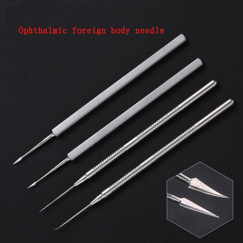 Ophthalmic foreign body needle shovel type straight pointed curved pointed micro instrument tool, stainless steel material, will
Ophthalmic foreign body needle shovel type straight pointed curved pointed micro instrument tool, stainless steel material, will
