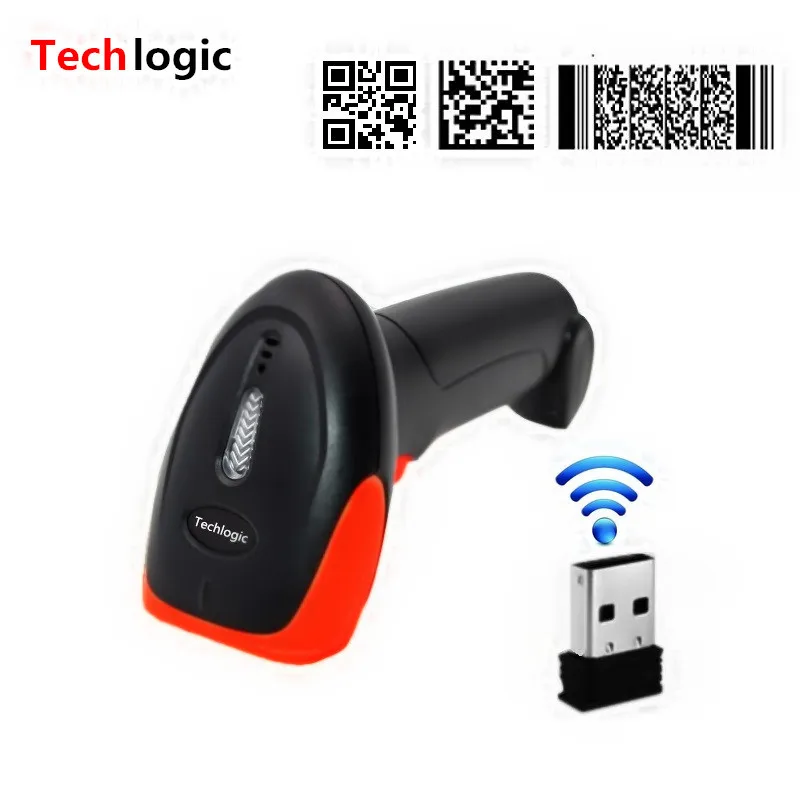 

Сканер штрих-кода Techlogic 9800 1D 2D QR PDF417 Data Metrix 2,4G беспроводной USB проводной сканер штрих-кода ручной считыватель штрих-кодов