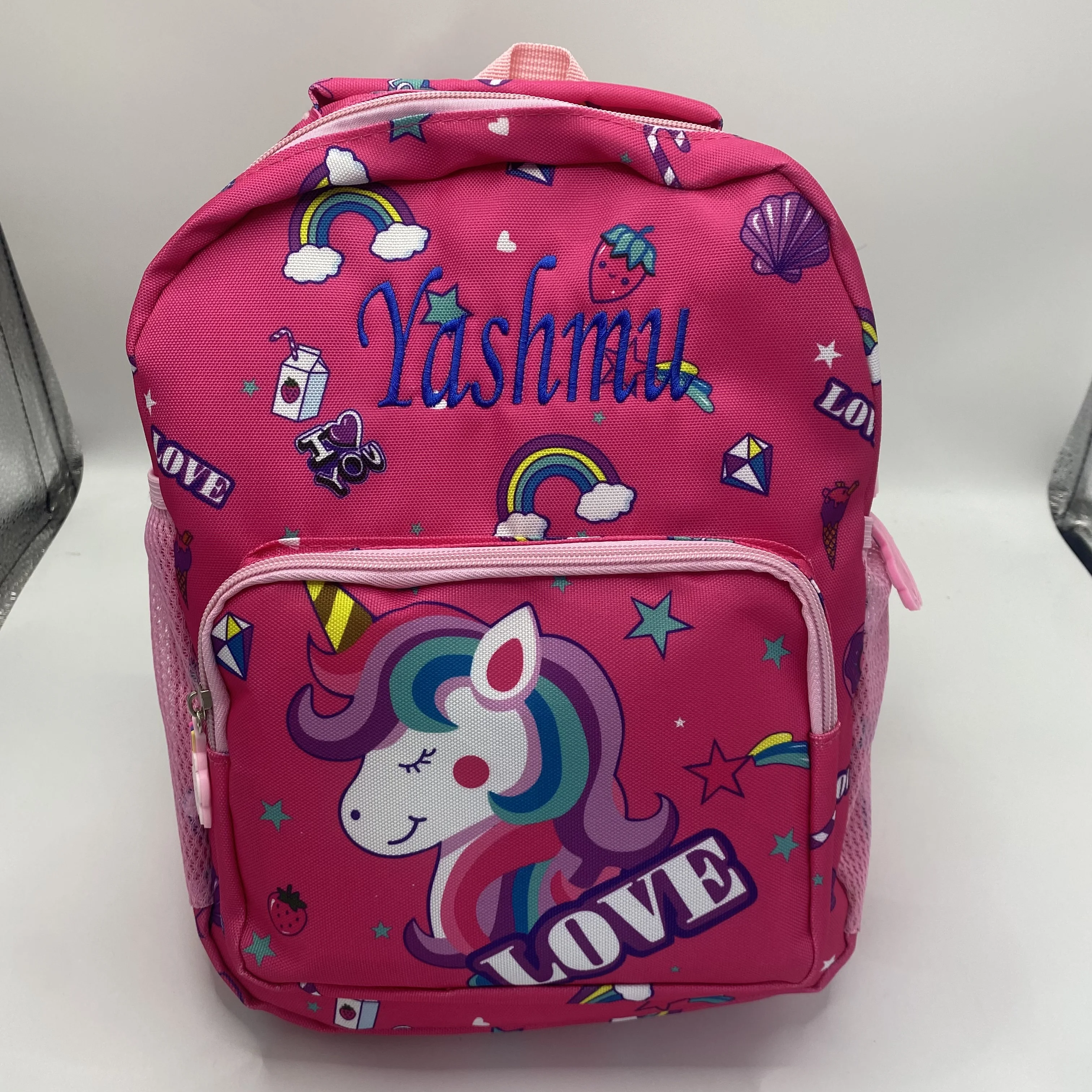 Colored Unicorn Backpack, Nylon Student Backpack, Personalized Embroidered Name, Children's Backpack, School Gift
Colored Unicorn Backpack, Nylon Student Backpack, Personalized Embroidered Name, Children's Backpack, School Gift