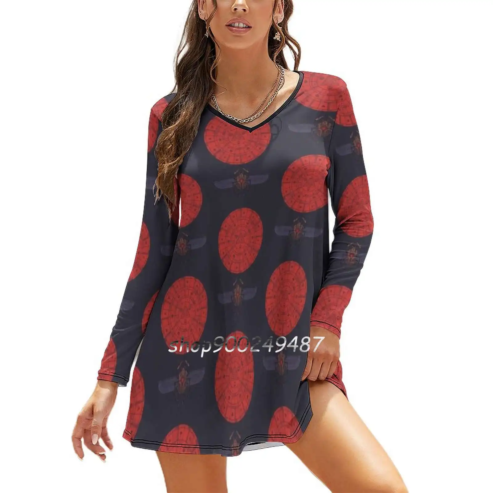 Sacred Sun Elegant Party Women Dress Slim V Neck Long Sleeve Dress Casual Dresses Scarab Nature Egypt Ancient Pyramid
Sacred Sun Elegant Party Women Dress Slim V Neck Long Sleeve Dress Casual Dresses Scarab Nature Egypt Ancient Pyramid