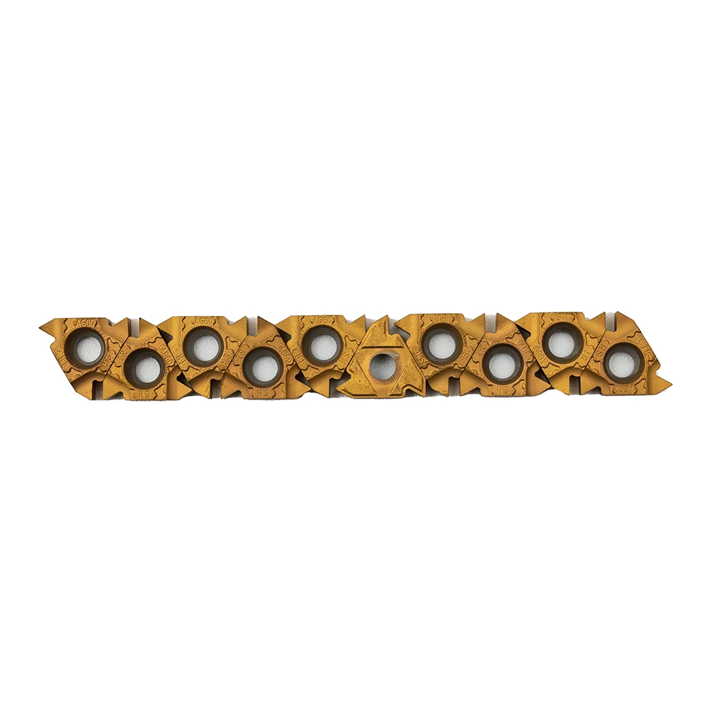Quality New Practical Durable 16IR AG60 Blade Thread 10 Pcs/Set CNC Carbide Cast Iron Cutting Inserts Lathe Tool
Quality New Practical Durable 16IR AG60 Blade Thread 10 Pcs/Set CNC Carbide Cast Iron Cutting Inserts Lathe Tool