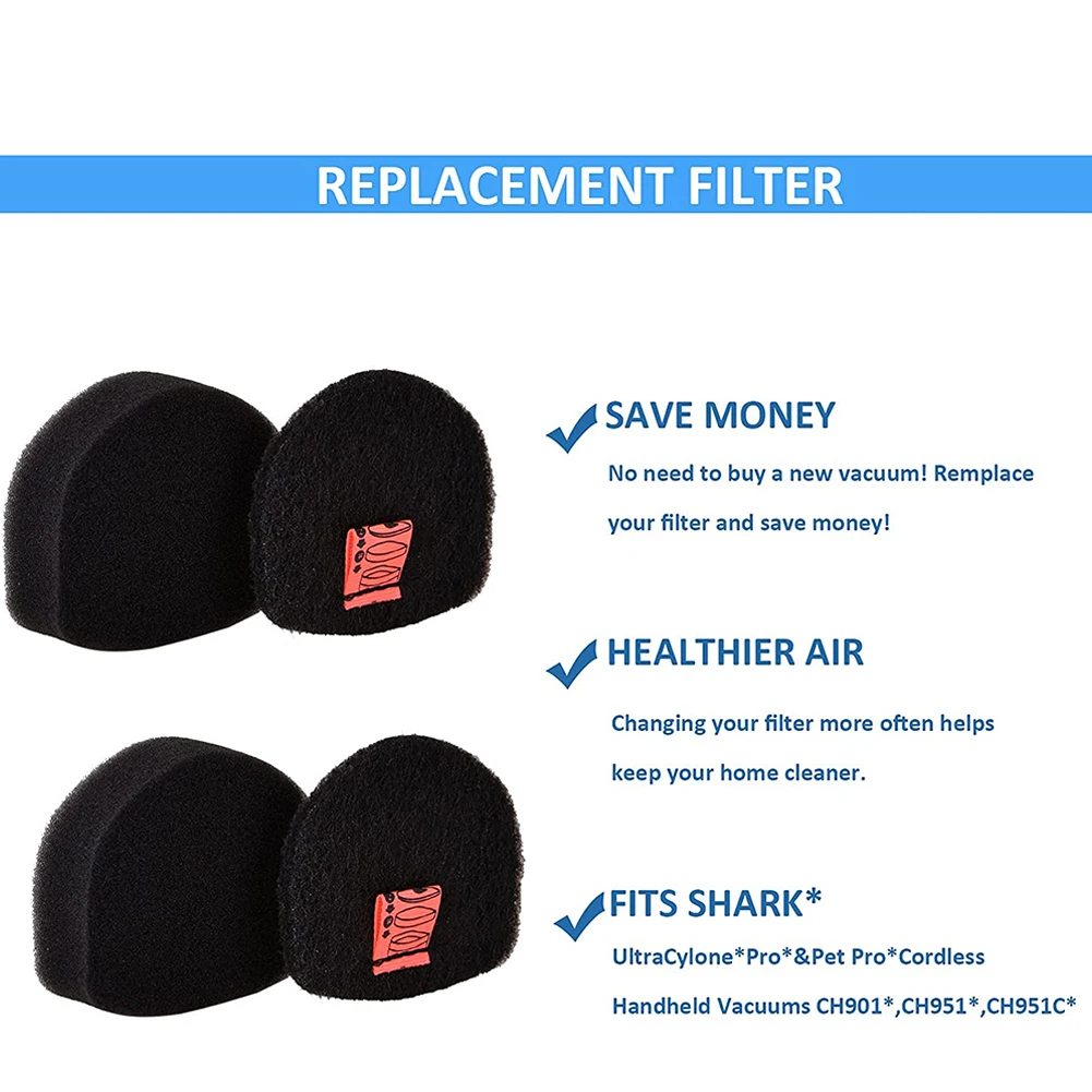 Vacuum Filter For Shark UltraCyclone CH900WM CH901 CH950 CH951 CH951C Robot Vacuum Cleaner XFTRCH900 Part Sweeper Accessories
Vacuum Filter For Shark UltraCyclone CH900WM CH901 CH950 CH951 CH951C Robot Vacuum Cleaner XFTRCH900 Part Sweeper Accessories