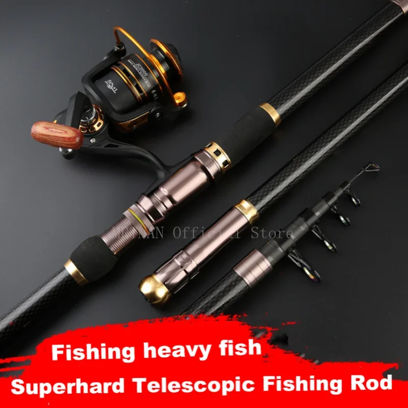 2.1M-4.5M Carbon Fiber superhard Telescopic Fishing Rod strong Portable Spinning Fishing Rod Travel Sea Boat Rock Fishing Rod
2.1M-4.5M Carbon Fiber superhard Telescopic Fishing Rod strong Portable Spinning Fishing Rod Travel Sea Boat Rock Fishing Rod