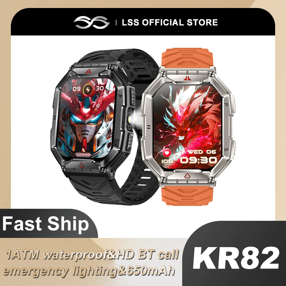 2024 New Rugged LED Flashlight Smart Watch Men Heart Rate Bluetooth Call Waterproof Outdoor SmartWatch with 650mAh Battery
2024 New Rugged LED Flashlight Smart Watch Men Heart Rate Bluetooth Call Waterproof Outdoor SmartWatch with 650mAh Battery