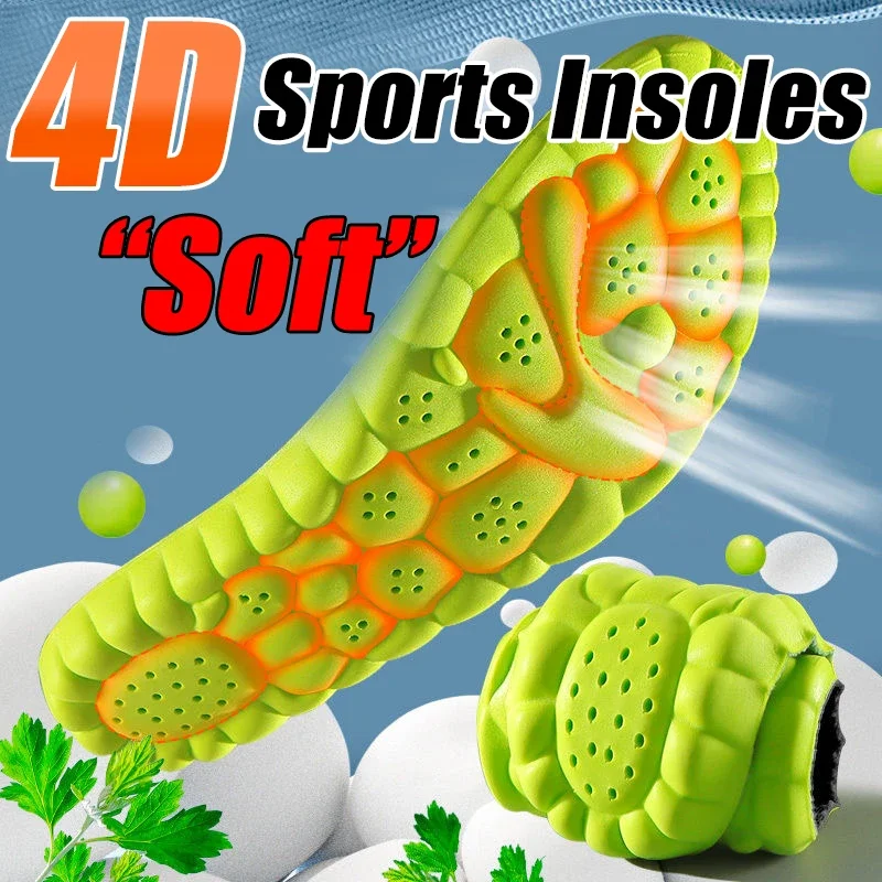 

Latex Sport Insoles Soft High Elasticity Shoe Pads Breathable Deodorant Shock Absorption Cushion Arch Support Insoles Men Women