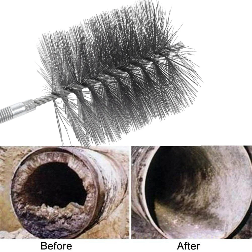 1pcs 170mm Chimney Brush Cleaning Brush Round Steel Wire Fireplace Flue Pipe Rust Industrial Pipe Brush Household Cleaning Brush
1pcs 170mm Chimney Brush Cleaning Brush Round Steel Wire Fireplace Flue Pipe Rust Industrial Pipe Brush Household Cleaning Brush