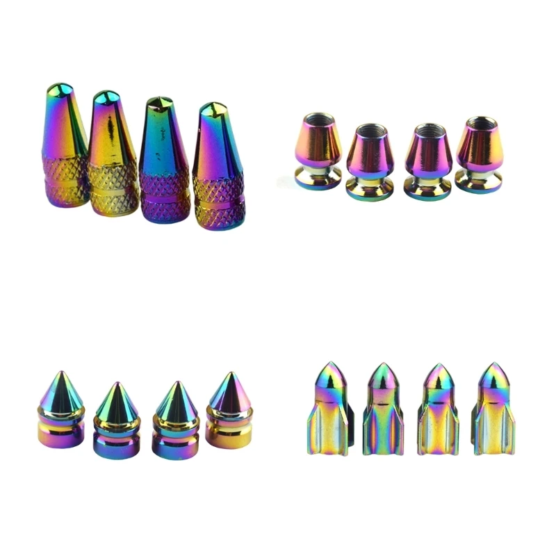 4Pcs Unique Colorful Tires Valves Caps Car Tires Valves Stem Caps Tires Accessorys E56D
4Pcs Unique Colorful Tires Valves Caps Car Tires Valves Stem Caps Tires Accessorys E56D