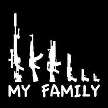 MY FAMILY Gun Cartoon Fun Vinyl Car Sticker Automobile Motorcycle Decals Waterproof Cover Scratch Decals,20cm*18cm
MY FAMILY Gun Cartoon Fun Vinyl Car Sticker Automobile Motorcycle Decals Waterproof Cover Scratch Decals,20cm*18cm