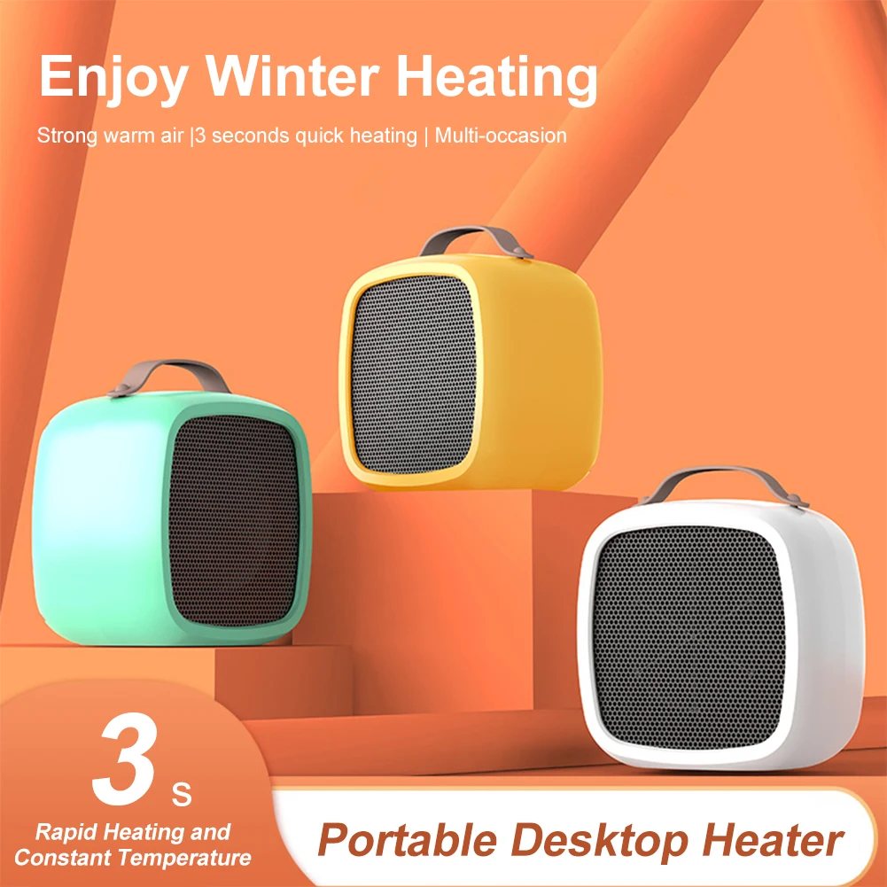 New Mini Desktop Heater Fan Button Switch With Handle Low Noise Space Heater For Indoor Power Failure Protection For Home Office
New Mini Desktop Heater Fan Button Switch With Handle Low Noise Space Heater For Indoor Power Failure Protection For Home Office