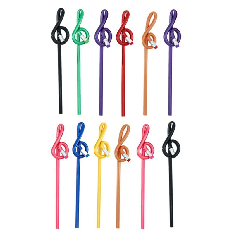Students Note Pencils Musical Note Pencils With Eraser Colorful Music Pencils Wooden Treble Clef Bent Pencil
Students Note Pencils Musical Note Pencils With Eraser Colorful Music Pencils Wooden Treble Clef Bent Pencil