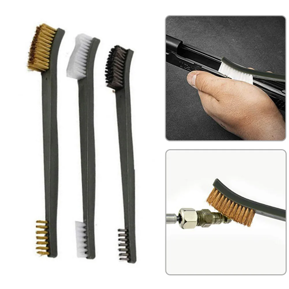 3pcs Premium Tactical Cleaning Kit Universal Weapon Cleaning Tools with Wire Brush & Derusting Wire Brush Gun Accessories Rifle
3pcs Premium Tactical Cleaning Kit Universal Weapon Cleaning Tools with Wire Brush & Derusting Wire Brush Gun Accessories Rifle