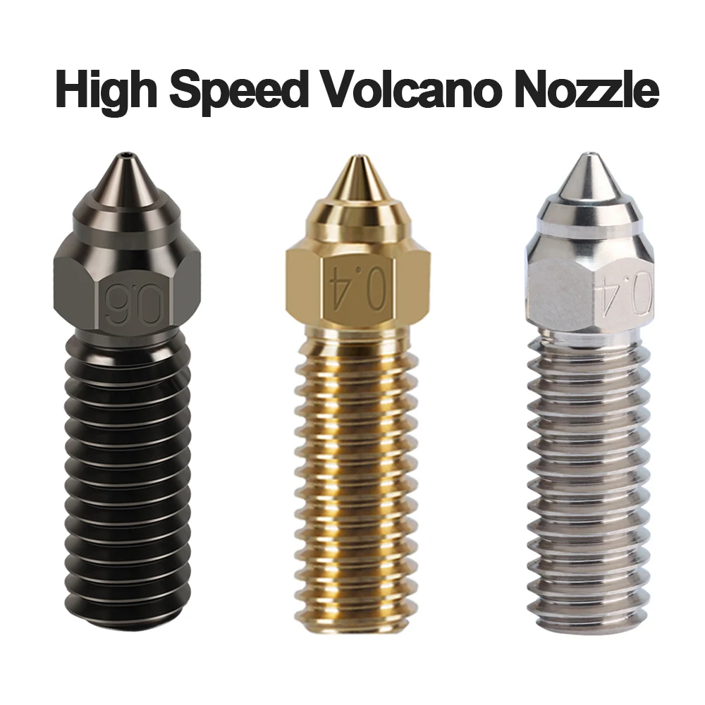 1/3PCS For Creality K1 Nozzle Vyper Volcano Brass/Hardened Steel Nozzle 0.4/0.6/0.8mm For K1/K1 Max High-speed 3D Printer Parts
1/3PCS For Creality K1 Nozzle Vyper Volcano Brass/Hardened Steel Nozzle 0.4/0.6/0.8mm For K1/K1 Max High-speed 3D Printer Parts