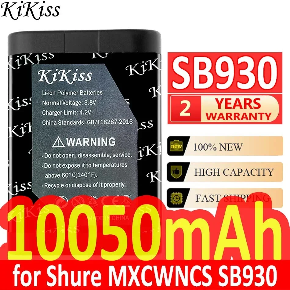 

10050mAh KiKiss Powerful Battery for Shure MXCWNCS SB930