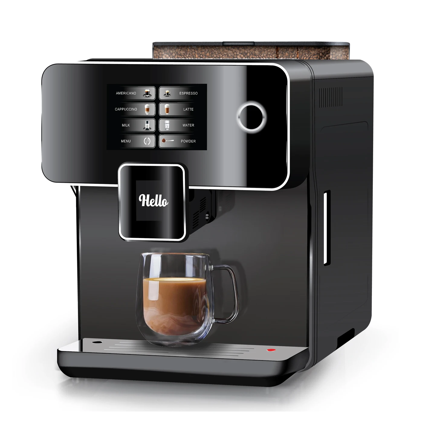 A10 Italian Professional automatic expresso commercial espresso coffee machine/automatic coffee machine with grinder
A10 Italian Professional automatic expresso commercial espresso coffee machine/automatic coffee machine with grinder