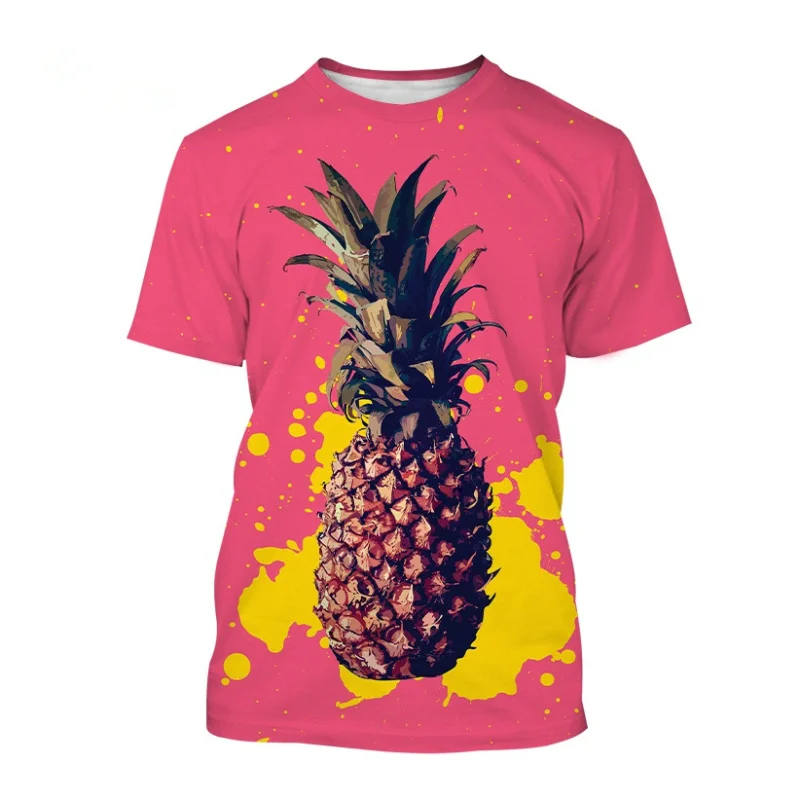 Fashion Apparel 2023 Summer New Cool Pineapple Print O-Neck Short Sleeve Breathable T-shirt Unisex Tropical Fruit Casual Top 6XL
Fashion Apparel 2023 Summer New Cool Pineapple Print O-Neck Short Sleeve Breathable T-shirt Unisex Tropical Fruit Casual Top 6XL