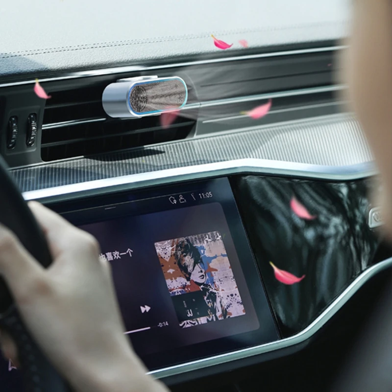 Negative Mini Car Air Purifier Quiet Vehicle Air Cleaner Purifiers with 3 Balms for Vehicle Car Air Outlet Clip on
Negative Mini Car Air Purifier Quiet Vehicle Air Cleaner Purifiers with 3 Balms for Vehicle Car Air Outlet Clip on