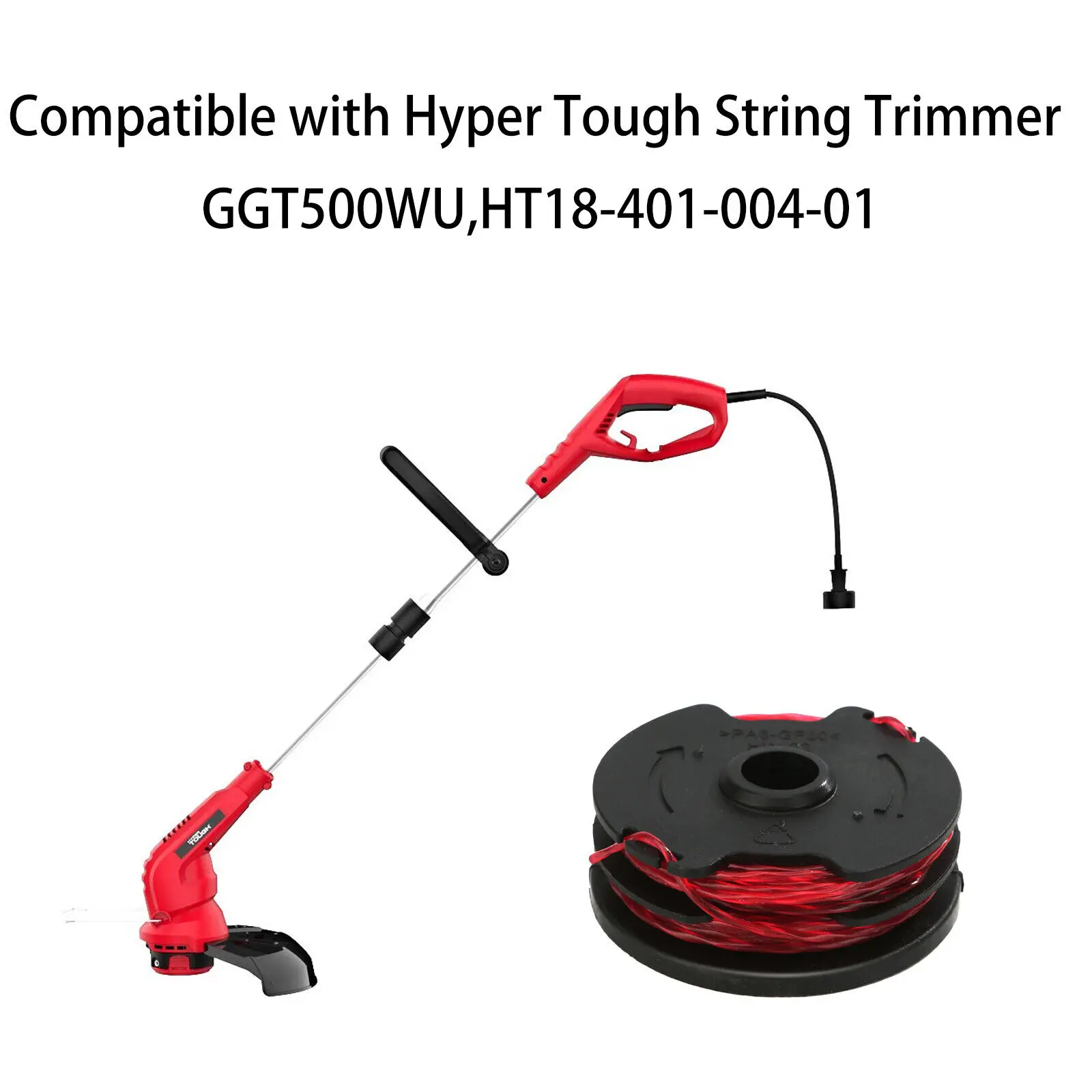 1pc Trimmer Spool Line 0.065\" Replacement For Hyper Tough String Trimmer GGT500WU HT18-401-004-01 Lawn Mower Parts
1pc Trimmer Spool Line 0.065\" Replacement For Hyper Tough String Trimmer GGT500WU HT18-401-004-01 Lawn Mower Parts