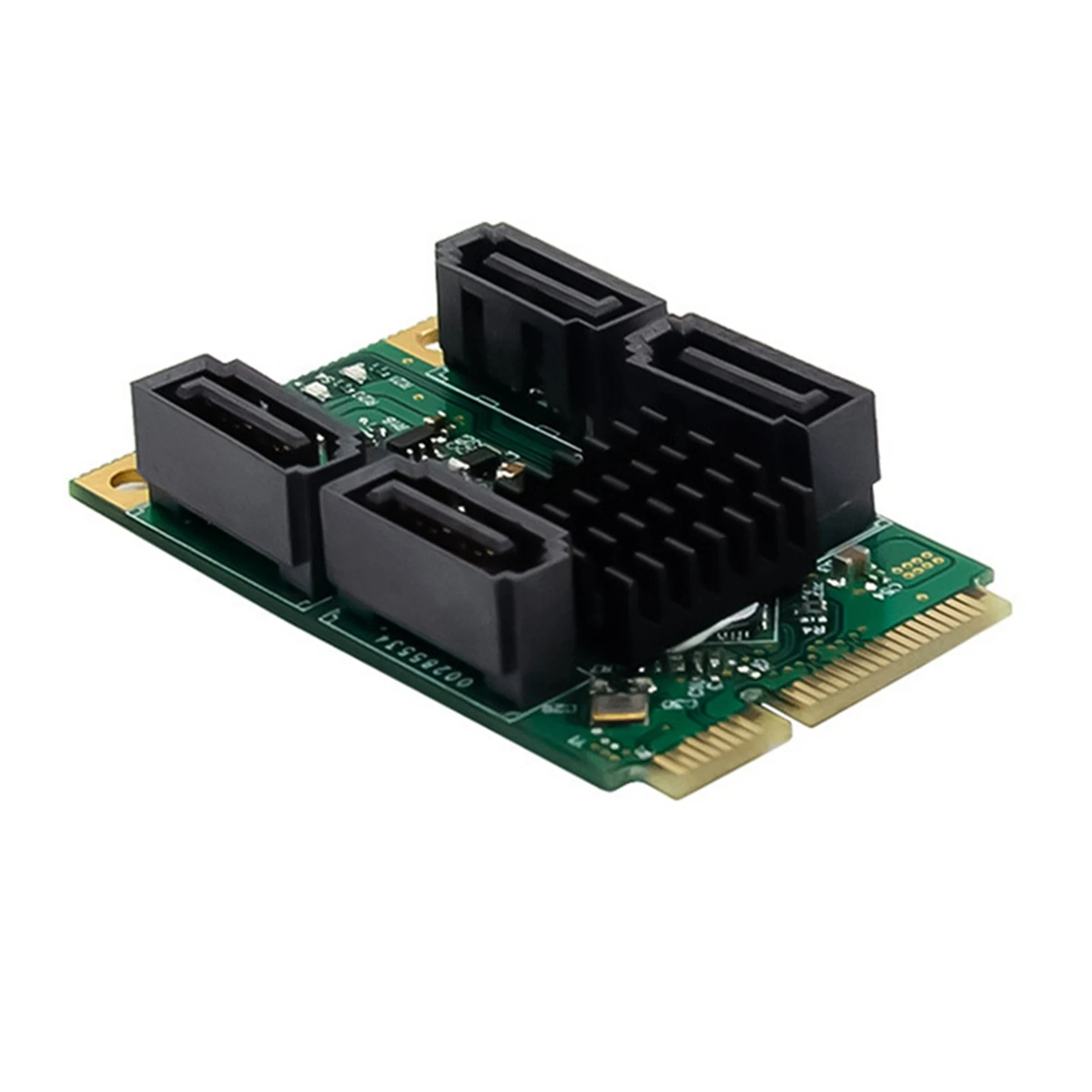 PCIe на 4 порта SATA3.0 6 Гбит/с, адаптер для жесткого диска, мини PCI Express на SATA 3,1, контроллер, плата расширения
PCIe на 4 порта SATA3.0 6 Гбит/с, адаптер для жесткого диска, мини PCI Express на SATA 3,1, контроллер, плата расширения