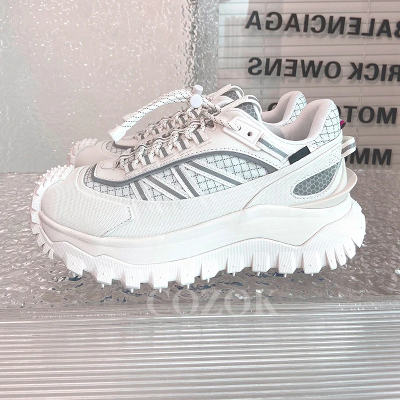 Early Autumn Female Daddy Shoes New Non-slip Bottom Design Height Increasing Sneakers Wear Resistant Lace-up Lovers Shoes
Early Autumn Female Daddy Shoes New Non-slip Bottom Design Height Increasing Sneakers Wear Resistant Lace-up Lovers Shoes