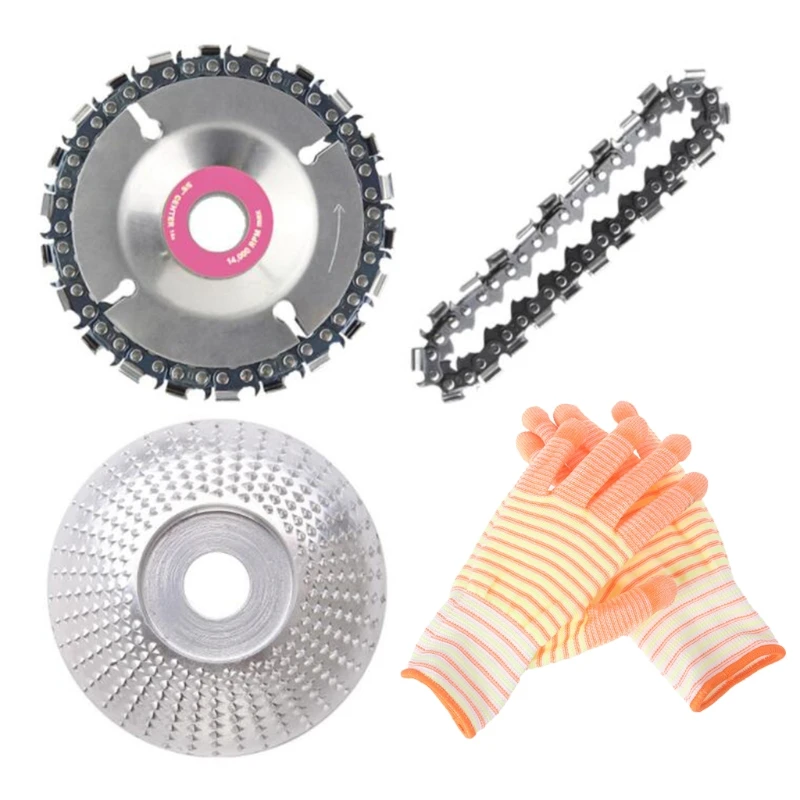 Angle Grinder Grinding Disc Set Wood Carving Chain Blade Tool Kit Chainsaw Wheel
Angle Grinder Grinding Disc Set Wood Carving Chain Blade Tool Kit Chainsaw Wheel