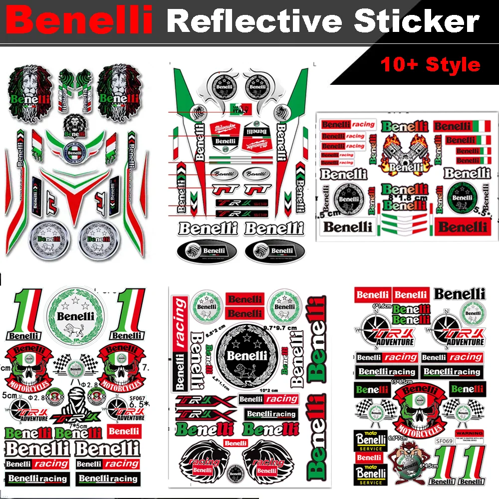 

For Benelli Sticker Motorcycle Box Helmet Tank pad TRK TNT X Leoncino 752s 702x 502x 502c 302s 249s 180s 702 502 500 251 150 125