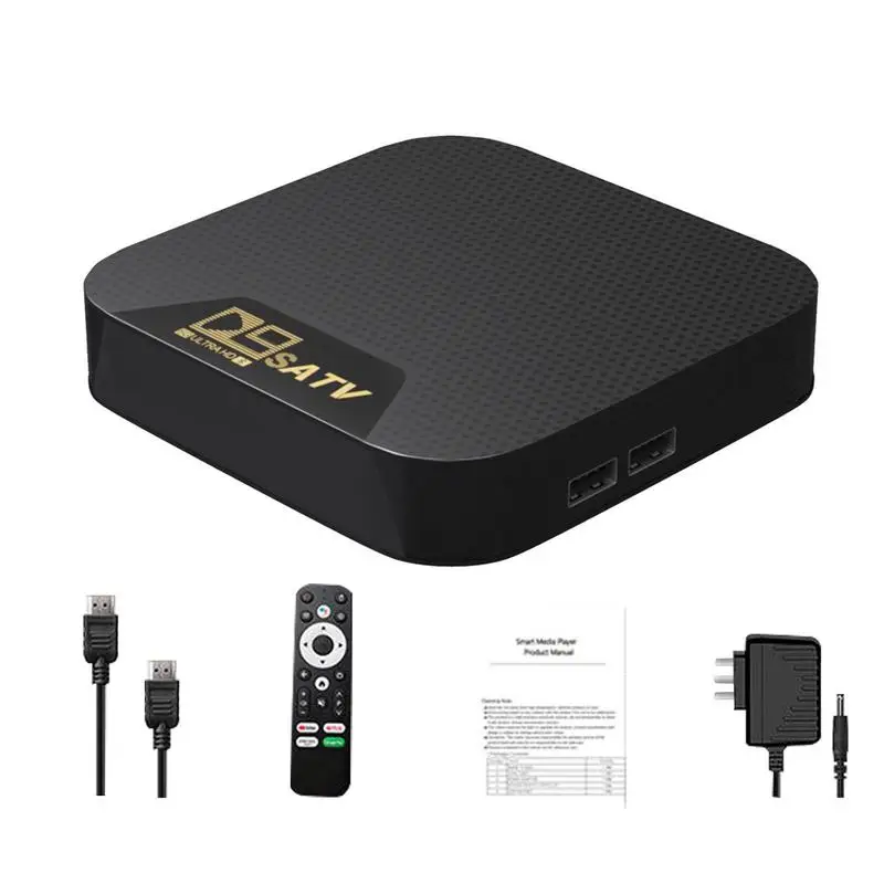 

Smart TV Box 4K Quad-core ARM Cortex-A53 2GB RAM 8GB ROM 2+8 Network Play Video 4K Dual Wifi Voice 2.4G 5.0G Player Set Top Box