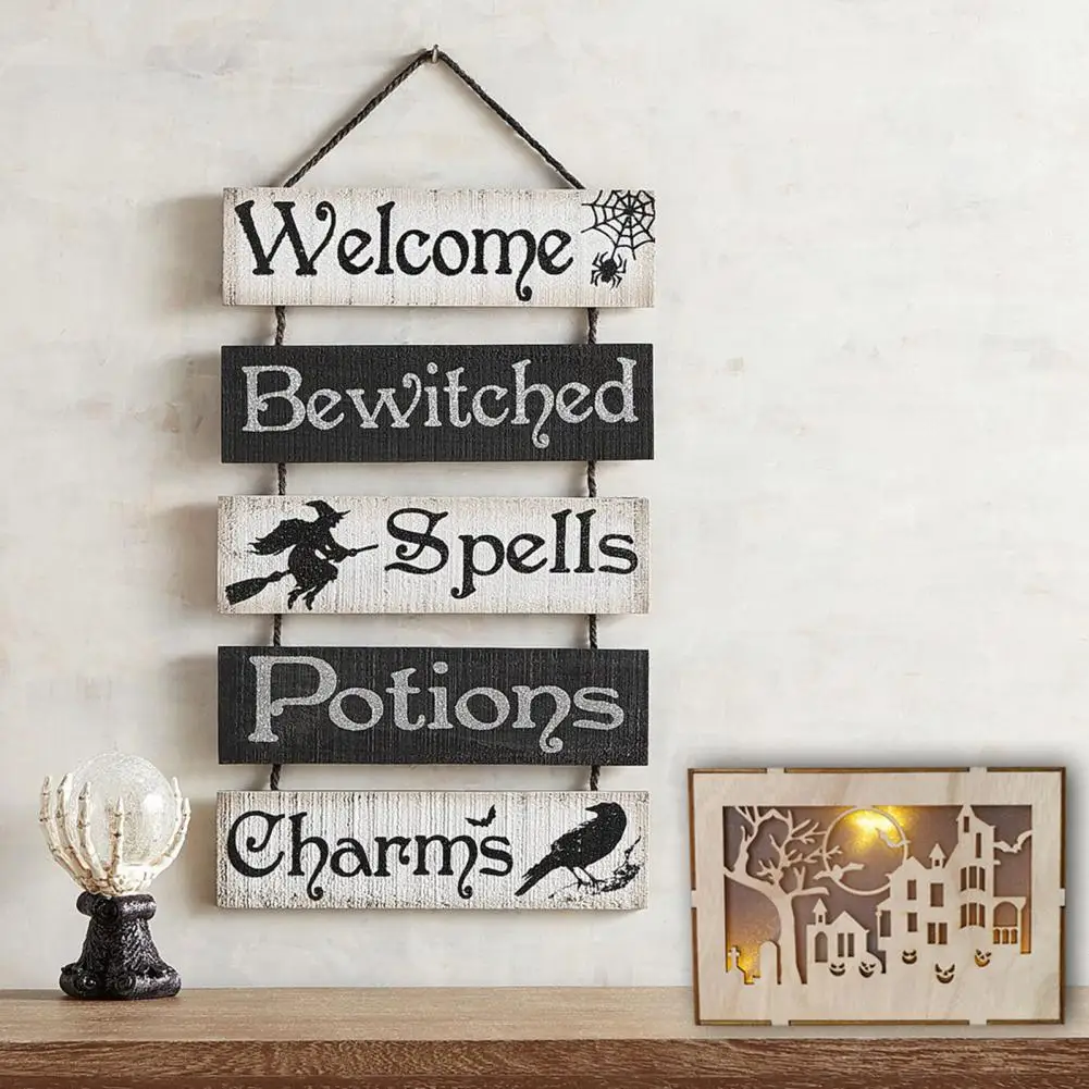 Halloween Ornament Halloween Party Decor Spooky Stylish Halloween Led Wooden Ornaments for Haunted Home Decor Durable Exquisite
Halloween Ornament Halloween Party Decor Spooky Stylish Halloween Led Wooden Ornaments for Haunted Home Decor Durable Exquisite