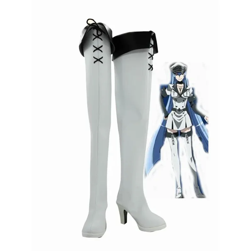 Akame Ga Kill! Ботинки для косплея General Esdeath женские, обувь на высоком каблуке, костюм для косплея, цвет белый, ботинки на заказ
Akame Ga Kill! Ботинки для косплея General Esdeath женские, обувь на высоком каблуке, костюм для косплея, цвет белый, ботинки на заказ