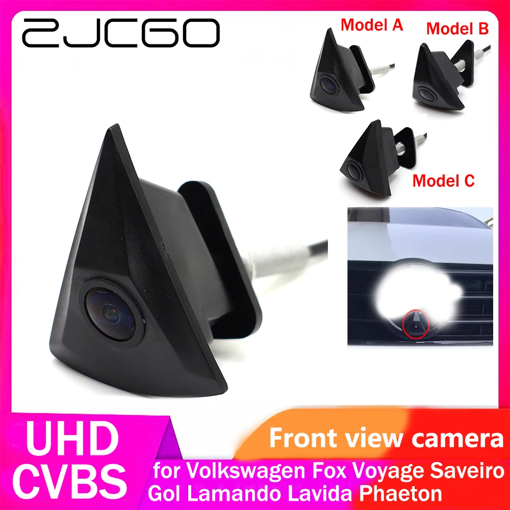 

ZJCGO AHD CVBS 1080P 170° Car LOGO Parking Front View Camera for Volkswagen VW Fox Voyage Saveiro Gol Lamando Lavida Phaeton