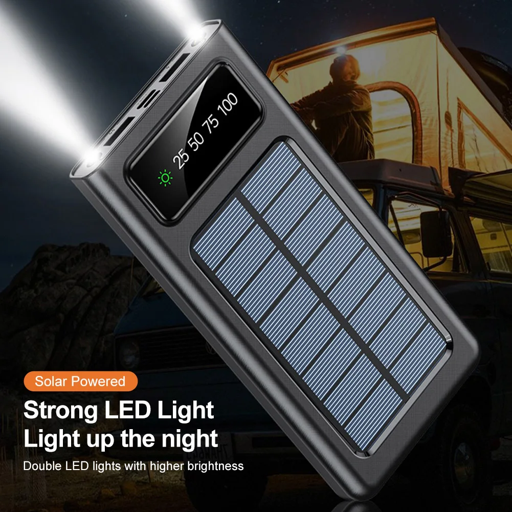 Outdoor Portable Solar Power Bank 30000mAh Solar Portable Charger LED Light External Charger For Xiaomi IPhone Outdoor Camping
Outdoor Portable Solar Power Bank 30000mAh Solar Portable Charger LED Light External Charger For Xiaomi IPhone Outdoor Camping