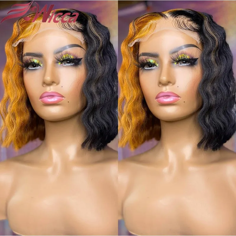 Blonde Highlight 13x4 Lace Front Wig Brazilian Remy Human Hair Wigs PrePlucked Orange Deep Wave 180 Density Wigs for Women
Blonde Highlight 13x4 Lace Front Wig Brazilian Remy Human Hair Wigs PrePlucked Orange Deep Wave 180 Density Wigs for Women