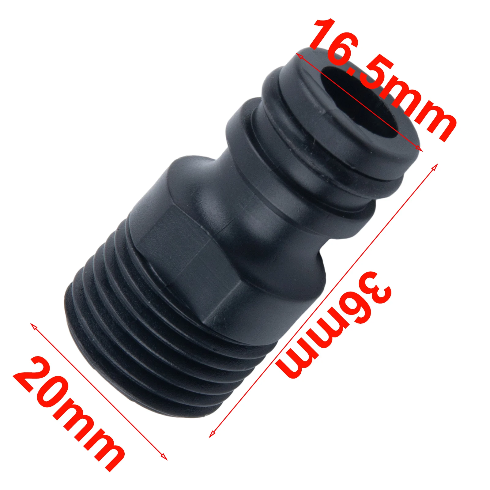 

2PC 1/2\" BSP Threaded Tap Adaptor Garden Water Hose Quick Pipe Connector Fitting Garden Irrigation System Parts Adapters