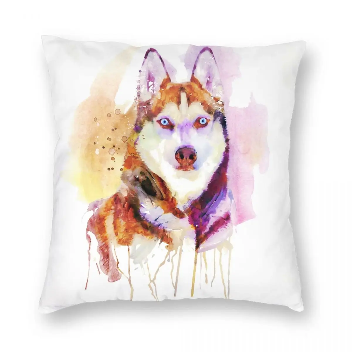 Husky Dog Watercolor Portrait Pillowcase Printing Polyester Cushion Cover Decoration Throw Pillow Case Cover Home Square 18''
Husky Dog Watercolor Portrait Pillowcase Printing Polyester Cushion Cover Decoration Throw Pillow Case Cover Home Square 18''