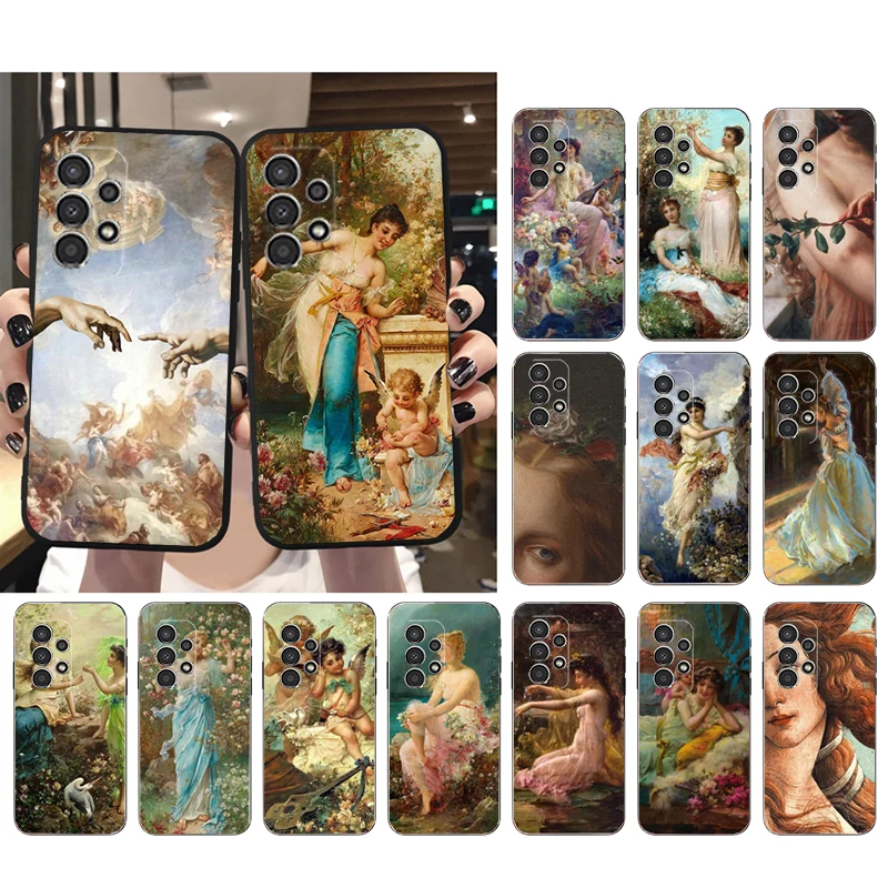 

Painting Rennaissance art Phone Case for Samsung Galaxy A73 A13 A22 A32 A71 A33 A52 A53 A72 A73 A51 A31 A23 A34 A54 A52