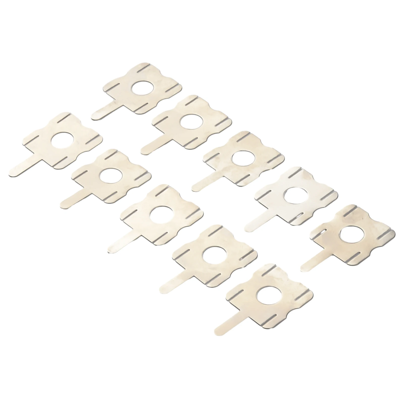 10pcs Spot Weldable Battery Pack 4S Battery Pack U-shaped Nickel Sheets Nickel Plated Steel For Lithium Batteries Welding Tools
10pcs Spot Weldable Battery Pack 4S Battery Pack U-shaped Nickel Sheets Nickel Plated Steel For Lithium Batteries Welding Tools