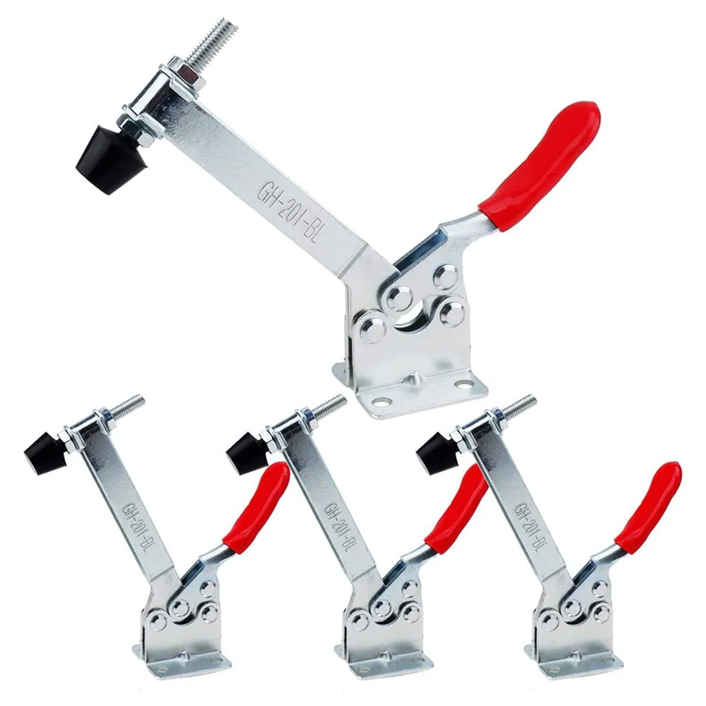 1/2pcs Toggle Clamp Heavy Duty Horizontal Quick Release Toggle Clamps 198/300/200lbs Clamps For Woodworking Carpentry Tools
1/2pcs Toggle Clamp Heavy Duty Horizontal Quick Release Toggle Clamps 198/300/200lbs Clamps For Woodworking Carpentry Tools