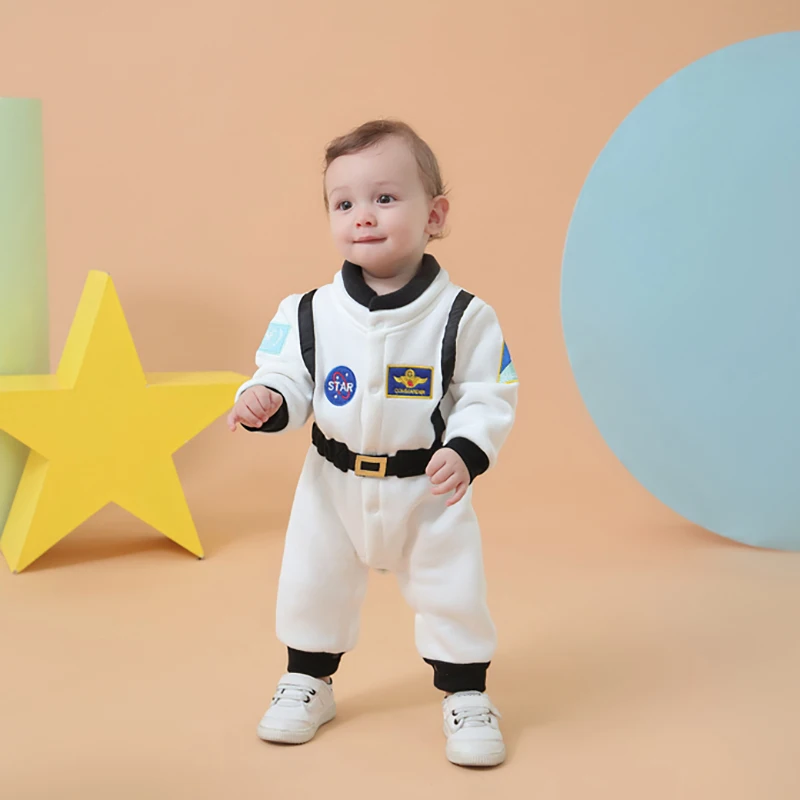 

Baby Boys Astronaut Costumes Infant Halloween Costume for Toddler Baby Boy Kids Space Suit Jumpsuit Infantil Fantasia Ropa Bebe