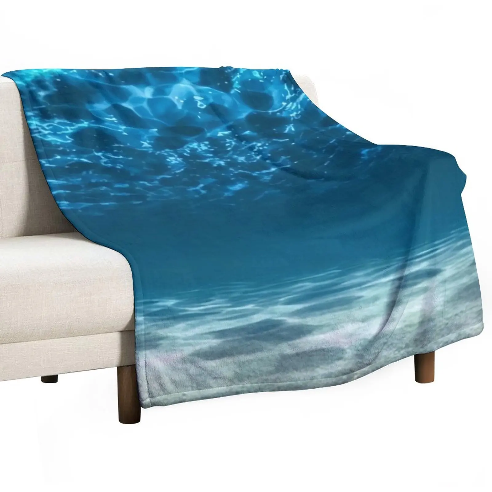 

Ocean bottom, view beneath surface Throw Blanket sofa bed Custom Blanket Blankets For Baby Dorm Room Essentials