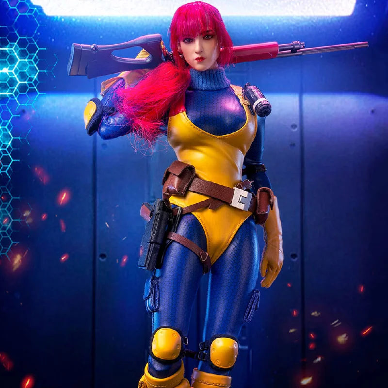 BBK013 1/6 Scale Red Hair Scarlett Model 12 Inch Female Soldier Action Figure Dolls Full Set Toys For Collection Gifts Fans
BBK013 1/6 Scale Red Hair Scarlett Model 12 Inch Female Soldier Action Figure Dolls Full Set Toys For Collection Gifts Fans