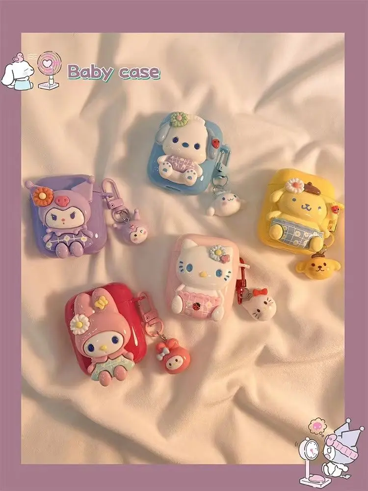 Kawaii Sanrio Hello Kitty My Melody Kuromi Cartoon Airpods Protective Cover Fashionable New Iphone Bluetooth Headphone Cover
Kawaii Sanrio Hello Kitty My Melody Kuromi Cartoon Airpods Protective Cover Fashionable New Iphone Bluetooth Headphone Cover